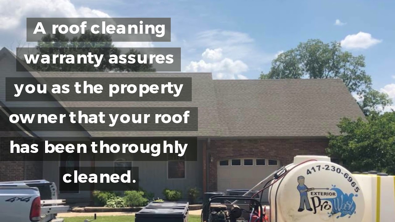 Licensed Branson Roof Cleaning & Pressure Washing Company Offers Soft Wash House Washing