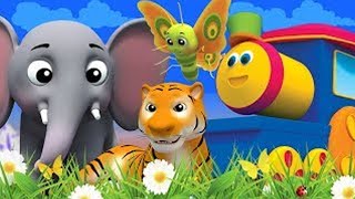 Bob le train | animaux abc chanson | apprendre alphabets avec des animaux | Bob Animals ABC Song