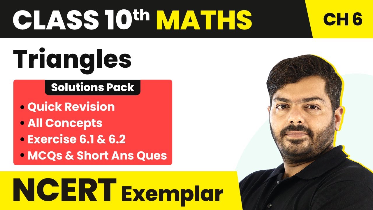 Class 10 Maths Unit 6 Ex 6.1&6.2 NCERT Exemplar-Quick Revision/All ...