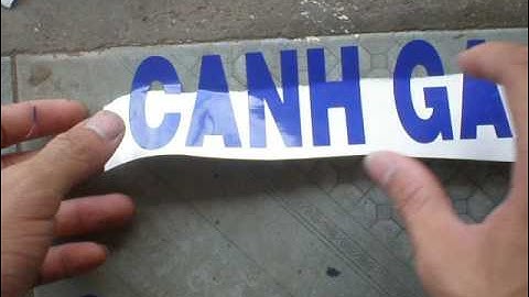 cách dán chữ decal