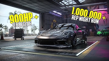 Need for Speed: Heat™ Gameplay - 914HP Porsche 911 GT3 RS Customization | 1+ MIL REP Night run