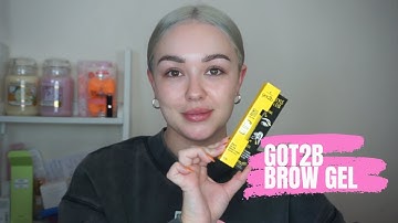 NEW GOT2B BROW GLUE - DEMO & REVIEW