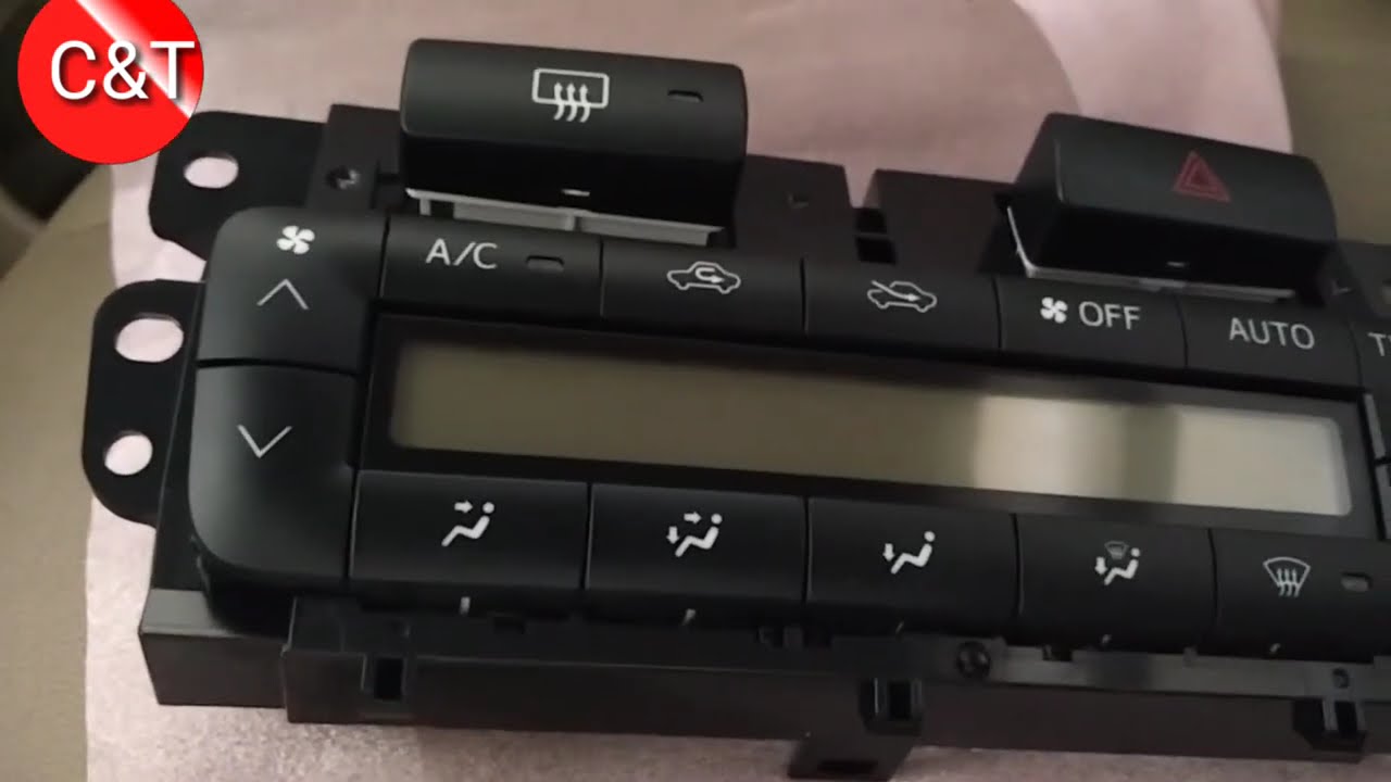 How to fix and solve A/C amplifier TOYOTA HILUX Vigo 2014 100, YouTube