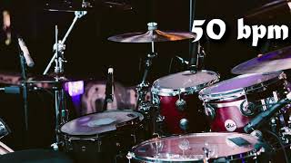 50 Bpm Drum Track Batería - Straight Beat Eighth Notes