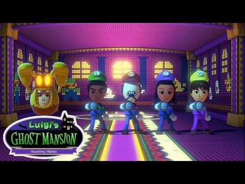 Nintendo Land Tour: Luigi's Ghost Mansion (Co-Op) - YouTube