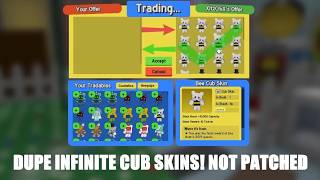 INFINITE CUB SKINS AND STICKERS EXPLOIT - ROBLOX | Bee Swarm Simulator
