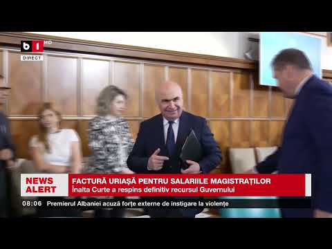 FACTURĂ URIAȘĂ pentru salariile MAGISTRAȚILOR