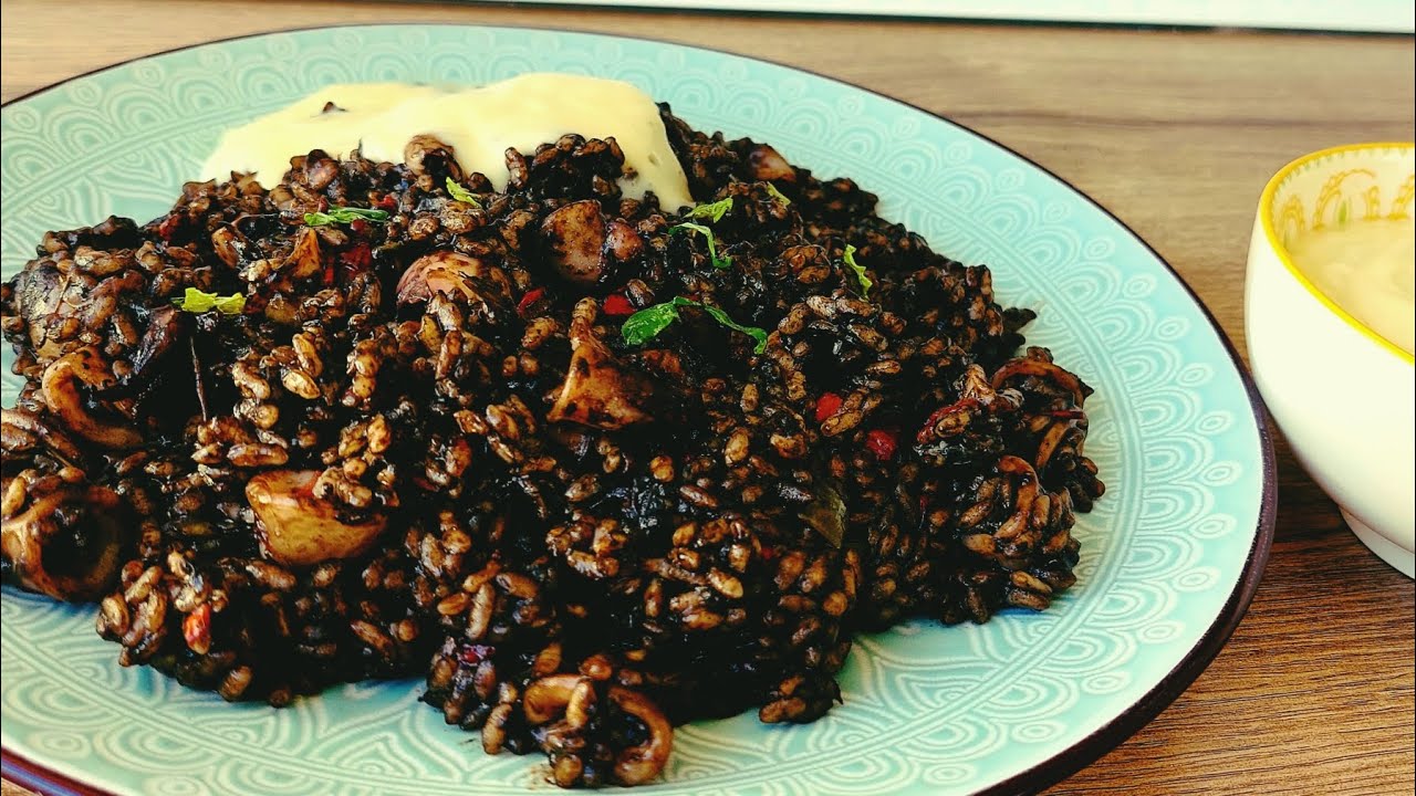 🥘 Arroz negro en olla gm #ollagm #cecotec #recetasfaciles