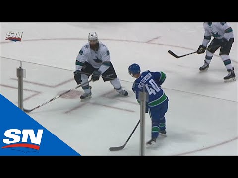 Elias Pettersson Shows Off Patience Vision With Assist On Bo Horvat Goal 
