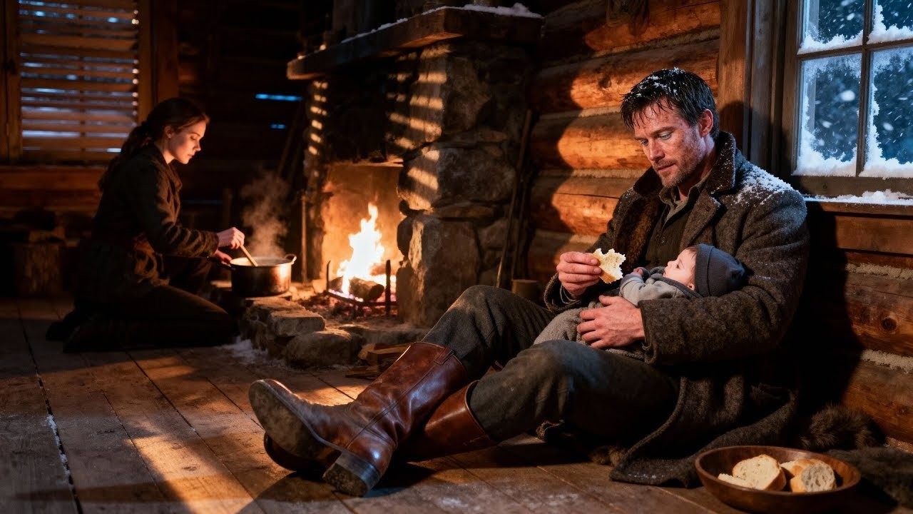 Una joven pobre acoge a un hombre y su hija por una noche, sin saber que él era un vaquero millonari