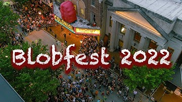 Blobfest 2022 - The Colonial Theatre Run Out Re-Enactment Aerial View