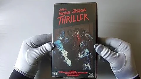 Michael Jackson - The Making Of Thriller (Vhs Cassette) 1983 Unboxing 4K HD | MJ Show and Tell