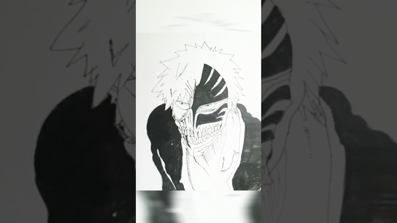 Ichigo Kurosaki Drawing | Bleach Anime Art | Pencil Sketch Timelapse |