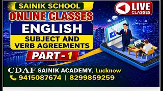 “ONLINE / OFFLIne ENGLISH Classes  for SAINIK SCHOOL / MILITARY SCHOOL / RIMC