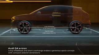 Audi Q4 e-tron – Interior and space and dimensions