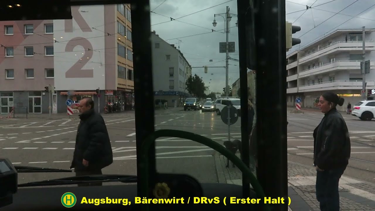 Stadtbus Augsburg  - Linie 21 : Bärenwirt - Bärenkeller Süd und zürück  [ 10.2023 ]