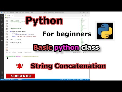 Python string concatenation | basic tutorial (beginners)