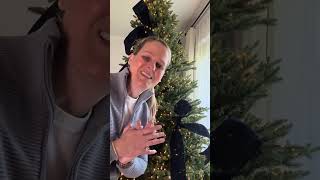 The Easiest Way to Add Ribbon to Your Christmas Tree with @Kimberly_Corentin | Amazon Holiday Decor 