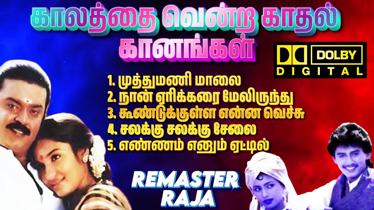 Tamil 80s Evergreen Hits | Ilaiyaraaja Classics Remastered | Crystal Clear Audio | Remaster Raja