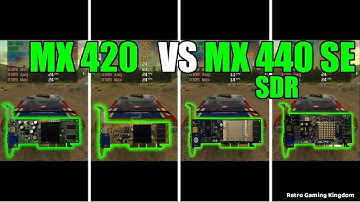 GeForce4 MX 420 vs GeForce4 MX 440 SE SDR (64 bit and 128 bit) Test In 11 Games (Capture Card)