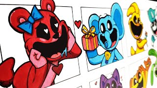 Drawing Love Couples | Poppy Playtime 3, Smiling Critters