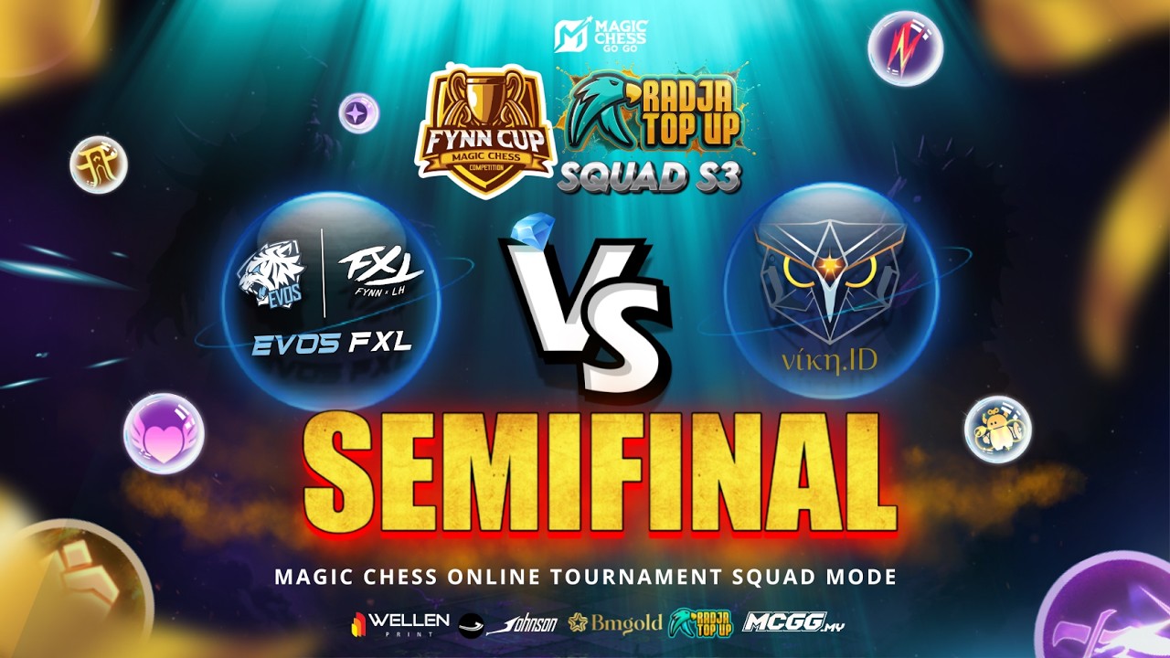 LIVE - FYNN CUP x RADJA TOP UP | SEMIFINAL . EVOS DEFANKA FxL Vs VIKN ID