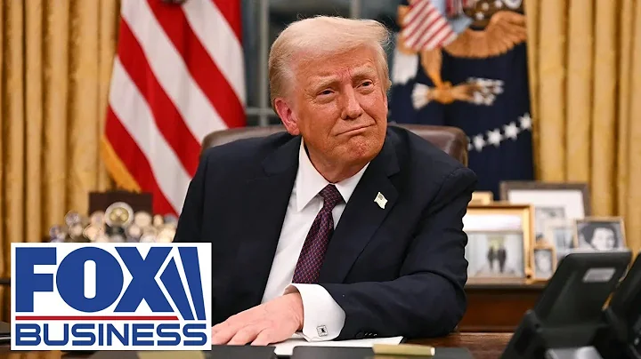 President Trump signs executive orders from the Oval Office