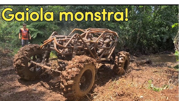 Gaiola de Trilha Na Lama - Off Road Motor V8 (4x4) - Spin Tires 