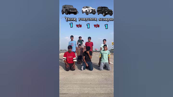 (who's is best car?)thar V's Scorpio V's fortuner #thar #scorpio #fortuner #cars #offroad #ytshorts