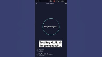 Test Bug XL Akrab Baru Langsung ngacir