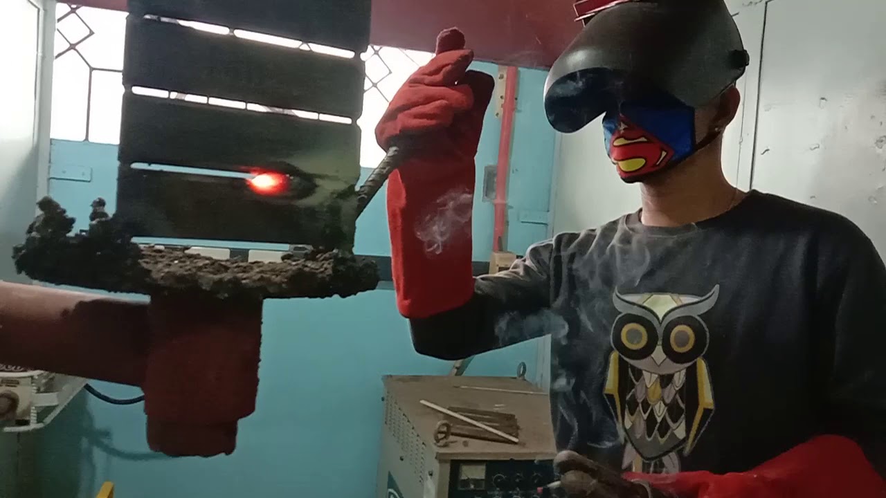 Actual Demonstration: Carbon Steel Plate in Horizontal Position