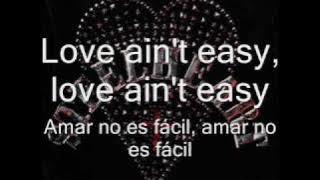 Steelheart - Love Ain't Easy (Letras Inglés - Español)
