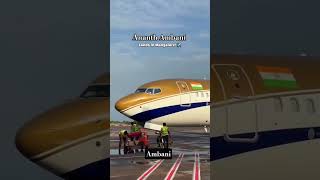 Mukesh Ambani Private Jet Lands In Manglore. #mukeshambani #privatejet #ambani #viral #shorts #jet