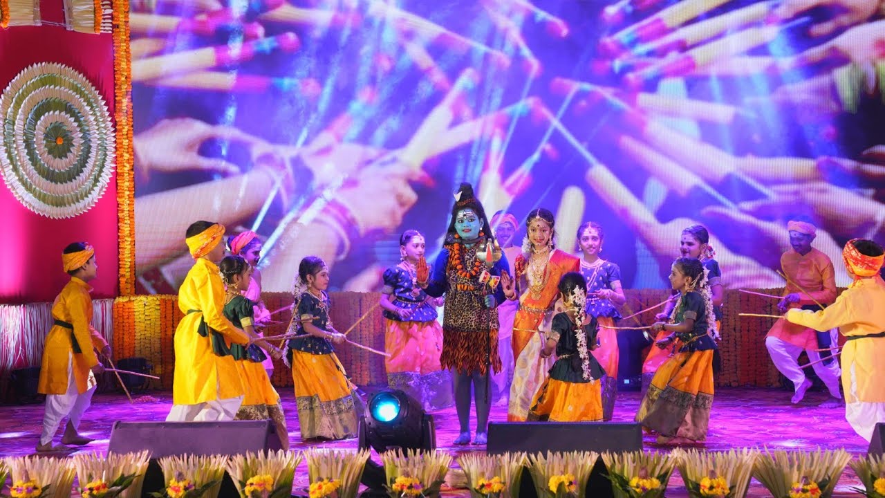 sweet, innocent performances of Lord Shiva and Goddess Parvati’s wedding||