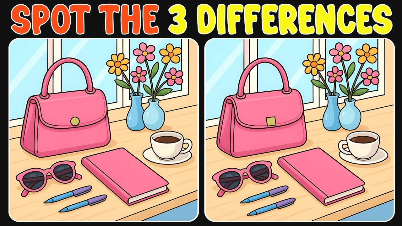 Can You Beat The Pro Level Spot The Difference Challenge?《 Little Hard 》