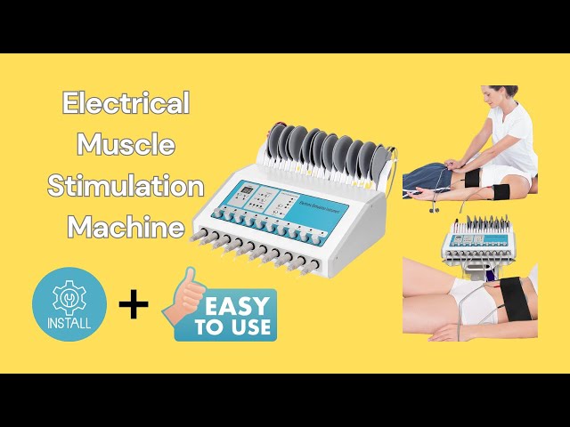 How to Use Electrical Muscle Stimulation Machine for Muscle Toning