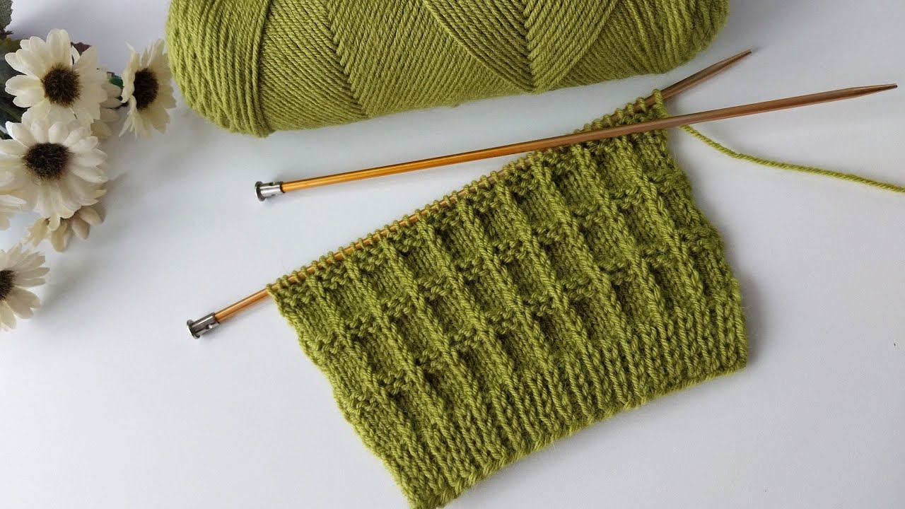 Инструкции по вязанию узора «Клетка» спицами в две спицы ✅️ Выкройки жилетов