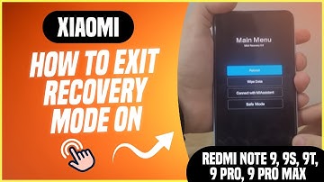 How to exit recovery mode on Redmi Note 9, 9S, 9T, 9 Pro and 9 Pro Max