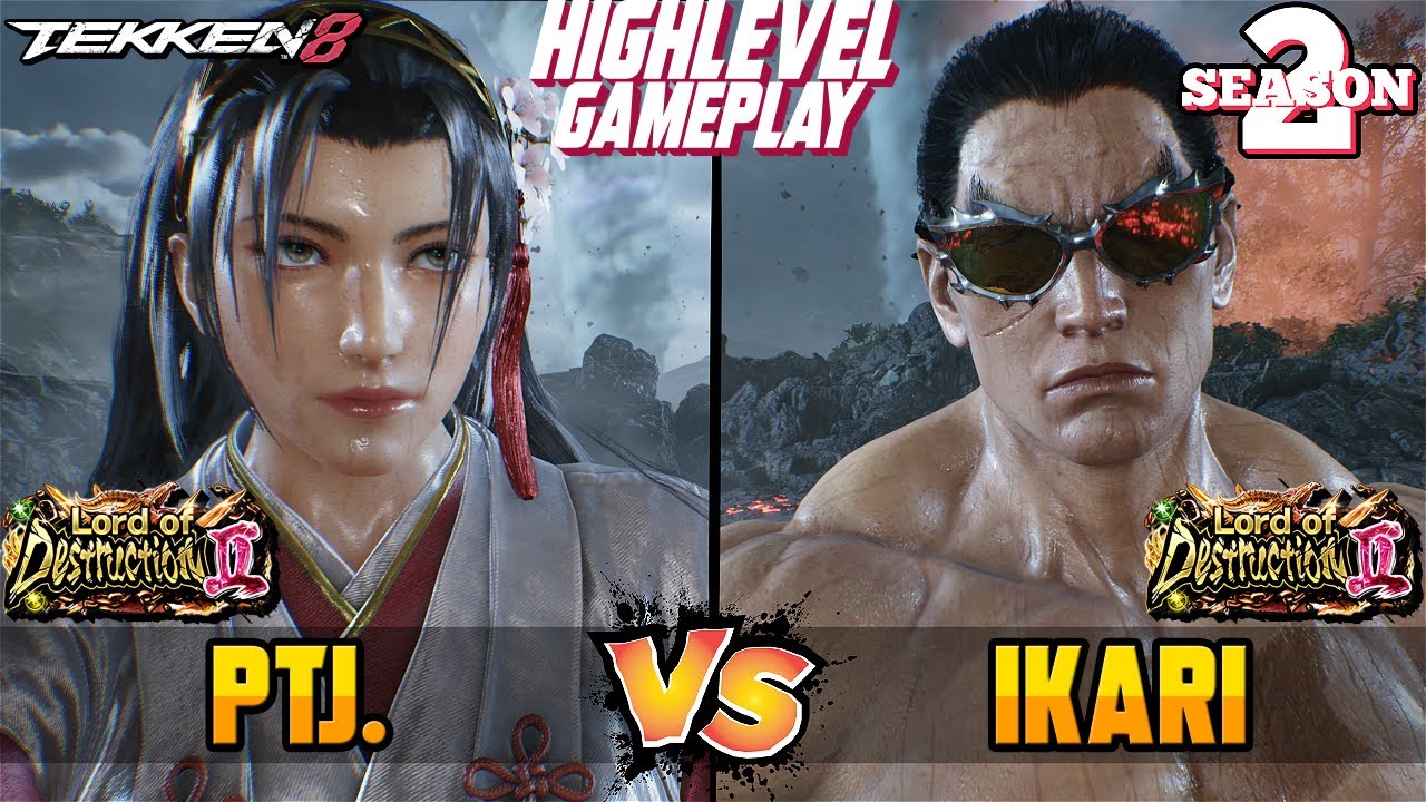 Tekken 8 – PTJ (Jun Kazama) vs IKARI (Kazuya Mishima) – T8 High Level Gameplay!
