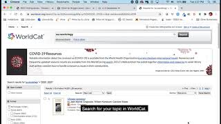 Request a book from WorldCat