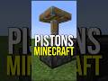 Les nouveaux pistons de minecraft 