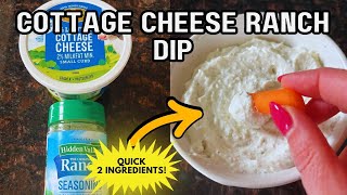 Cottage Cheese Ranch Dip Recipe ๐ง 3-Min Healthy Party Snack Hack | Creamy & Low-Cal Game Day! ๐ Cottage Cheese Ranch Dip Recipe ๐ง 3-Min Healthy Party Snack Hack | Creamy & Low-Cal Game Day! ๐