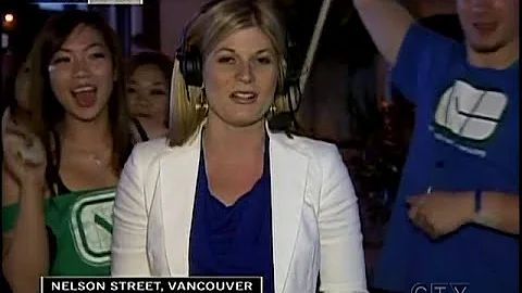 Norma Reid on CTV Vancouver Night of Canucks Win (...