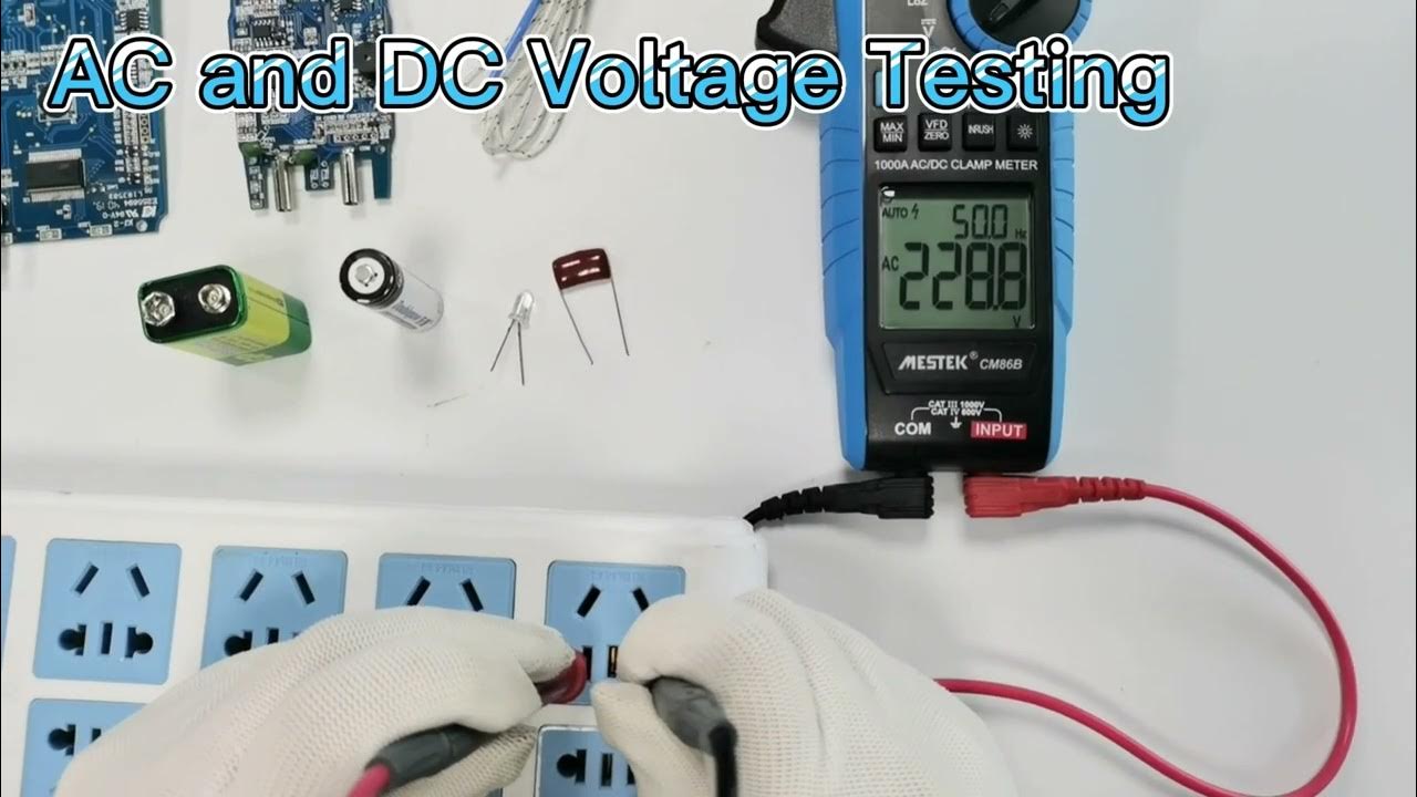 CM86B digital Clamp Meter YouTube