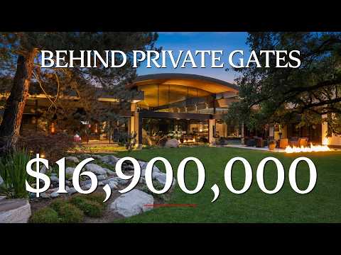 Inside a $16,900,000 Estate With an Indoor Waterfall | 2550 E Brentwood Dr, Holladay, Utah