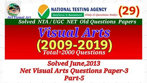 Net Visual Arts Solved June 2013 Questions Paper-3 Part-5