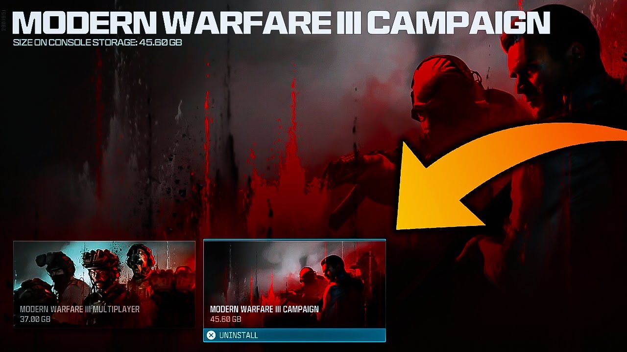 MODERN WARFARE 3 HOW TO UNINSTALL CAMPAIGN YouTube