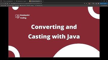 Converting and Casting with Java
