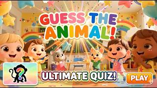 20 Animals for Kids, Guess the Animal Name Quiz, Fun English Vocabulary Exercise screenshot 3