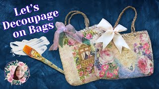 How to decoupage bags 2023